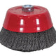 Faithfull Wire Cup Brush 125mm M14x2, 0.30mm Steel Wire