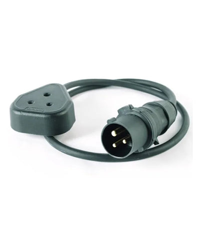 Stage Cable 16A Plug to 15A Socket Cable 1.5mm - 1m – – Now available at MTN Shop UK.