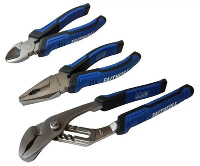 Soft Grip Pliers Set