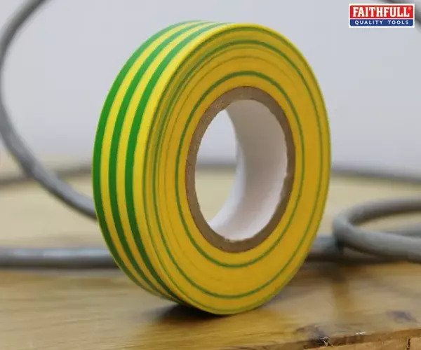 Electrical Tape Green / Yellow  - imagen 2