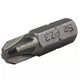 Faithfull Pozi S2 Grade Steel Screwdriver Bits PZ3 x 25mm (Pack 3)