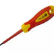 Faithfull VDE Soft Grip Screwdriver Parallel Slotted Tip 2.5 x 75mm