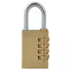 Faithfull Brass Combination Padlock 38mm