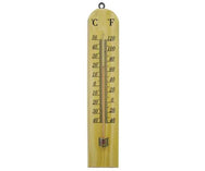 Wall Thermometer - Wood
