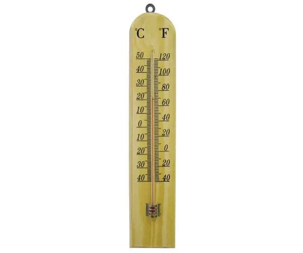 Wall Thermometer - Wood