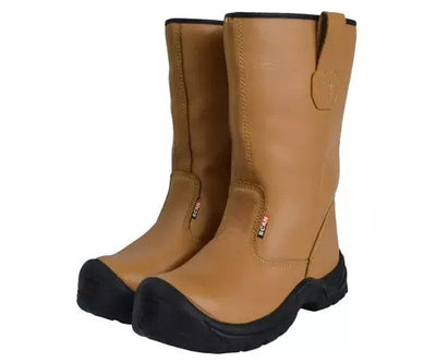  Texas Lined Rigger Boots Tan