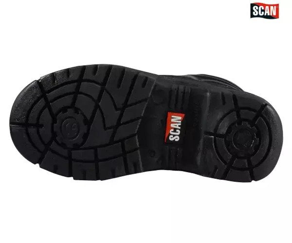  4 D-Ring Chukka Safety Boots Black - imagen 2