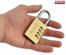  Brass Combination Padlock