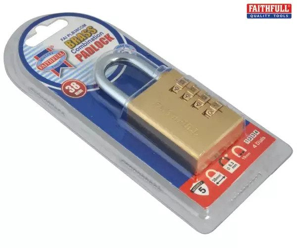 Brass Combination Padlock - imagen 5