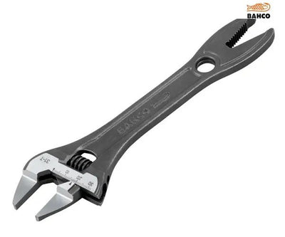 Thin Jaw Adjustable Spanner with Serrated Pipe Jaws