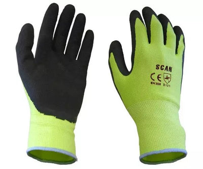  Latex Coated Gloves