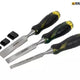 Roughneck Professional Bevel Edge Chisel Set, 3 Piece