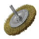 Faithfull Wire Brush 75mm x 6mm Shank, 0.30 Brass Wire