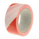 Faithfull Economy Self-Adhesive Hazard Tape Red/White 50mm x 33m