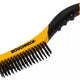 Roughneck Shoe Handle Wire Brush Soft Grip 255mm (10in)