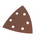 Faithfull Delta Hook & Loop Sanding Sheets TR2 93mm Coarse (Pack 25)