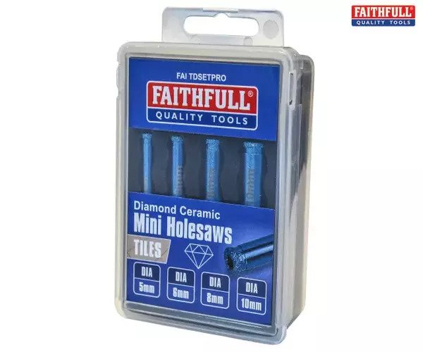 Diamond Ceramic Mini Holesaw Set