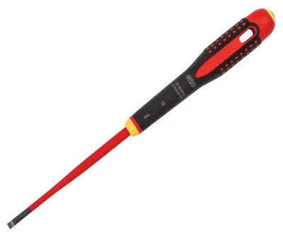 Slim VDE Insulated Slotted Screwdriver
