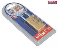 Brass Combination Padlock - imagen 4
