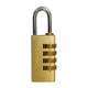 Faithfull Brass Combination Padlock 20mm