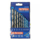 Faithfull Professional HSS Jobber Drill Bit Set, 10 Piece (1 - 10mm)