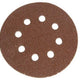 Faithfull Hook & Loop Sanding Disc DID3 Holed 125mm x 80G (Pack 5)