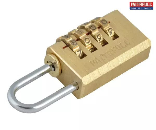 Brass Combination Padlock - imagen 5