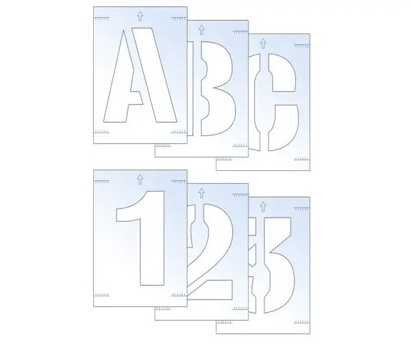 Letter & Number Stencil Kit