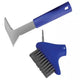 Faithfull Auto-Lock Patio Steel Brush & Weeder