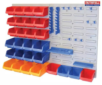 Storage Bin Set with Wall Panels 