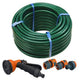 Faithfull PVC Reinforced Hose 30m Fittings & Spray Gun