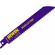 Irwin 606R 150mm Sabre Saw Blade Fast Cutting Wood Pack of 5