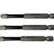 Faithfull Pozidriv Impact Screwdriver Bits PZ3 x 75mm (Pack 3)