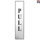 Scan Pull Vertical - Polished Chrome Effect 50 x 200mm