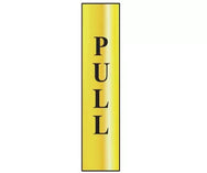  Pull Vertical - Polished Brass Effect