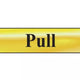 Scan Pull - Polished Brass Effect 200 x 50mm