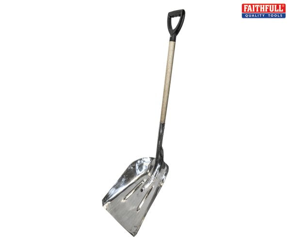 Aluminium Grain Shovel Wood Handle