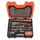 Bahco S95 1/4in & 1/2in Drive Socket & Mech Set of 95 Metric