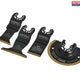 Faithfull Multi-Function Titanium Blade Set 4 Piece
