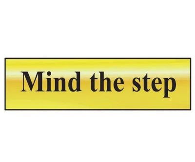 Mind The Step - Polished Brass Effect