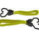 Faithfull Flat Bungee Cord 90cm (36in) Yellow 2 Piece