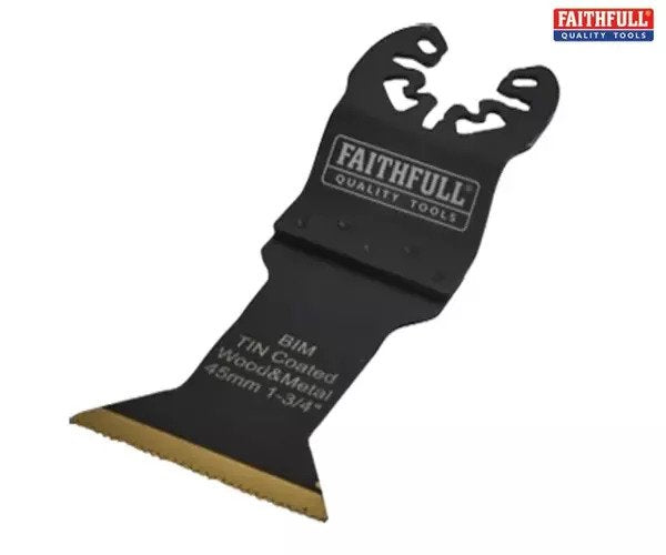 Faithfull Multi-Functional Tool Bi-Metal Flush Cut TiN Coated Blade 45mm