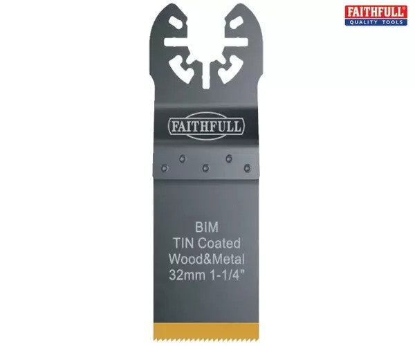 Bi-Metal Flush Cut TiN Coated Blade 