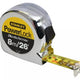 Stanley PowerLock® BladeArmor® Pocket Tape 8m/26ft (Width 25mm)