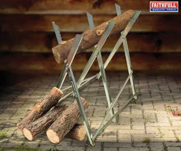 Sawhorse Folding Trestle Galvanised - imagen 3