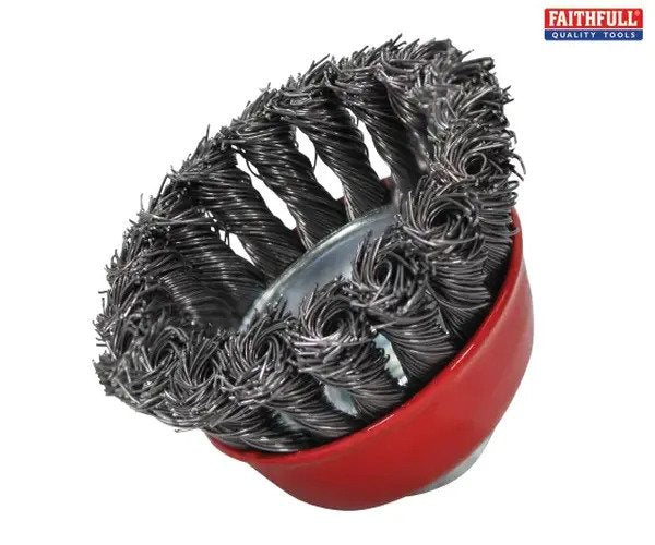 Wire Cup Brush Twist Knot - imagen 3