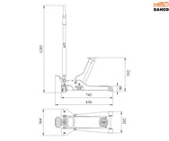 Extra Compact Trolley Jack - imagen 2