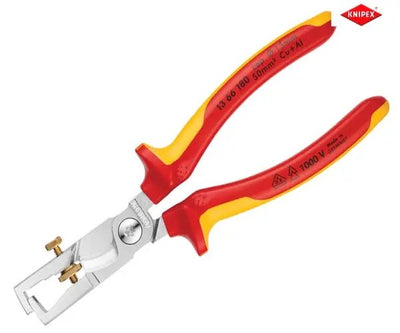 Knipex VDE StriX Insulation Stripper with Cable Shears 180mm – – Now available at MTN Shop UK.