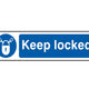 Scan Keep Locked - PVC 200 x 50mm