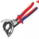 Knipex 3 Stage Ratchet Action Cable Cutters Multi-Component Grip 320mm